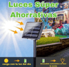 2 LUCES LED NAVIDEÑAS CON PANEL SOLAR 10 METROS