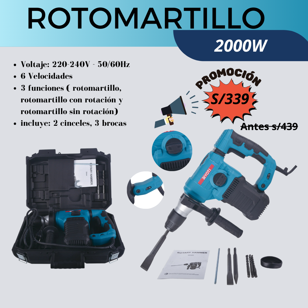 ROTOMARTILLO DE 2000W